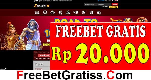 BANDAR36 FREEBET GRATIS Rp 20.000 TANPA DEPOSIT Bermain permainan daring memberikan berbagai kemudahan bagi seluruh pemain.