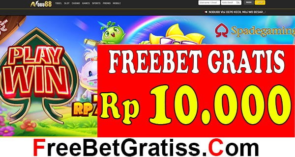 NOBU88 FREEBET GRATIS Rp 10.000 TANPA DEPOSIT Setiap pemain tentunya harus memilih untuk mendaftar dan bermain hanya di situs taruhan online