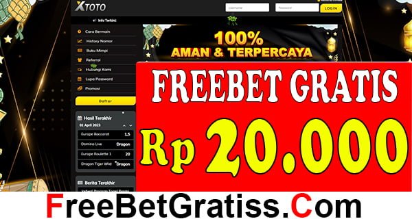 TOTO adalah agen judi online yang sedang populer di Indonesia, terutama setelah menghadirkan promo freebet gratis