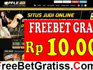 APPLE4D FREEBET GRATIS Rp 10.000 TANPA DEPOSIT Salam hangat untuk Anda yang kembali mengunjungi situs freebet gratis