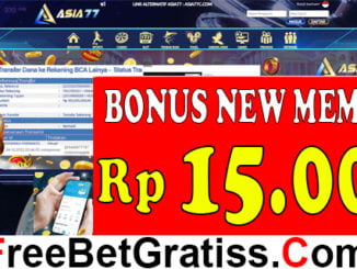 ASIA77 FREEBET GRATIS Rp 15.000 TANPA DEPOSIT Main game secara online menyediakan banyak kenyamanan bagi semua pemain