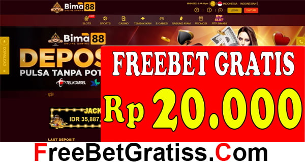 BIMA88 Freebet Gratis Tanpa Deposit Rp 20 Ribu Bermain permainan daring memberikan banyak fasilitas untuk seluruh pemainnya