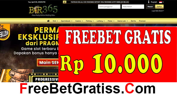 BIR365 FREEBET GRATIS Rp 10.000 TANPA DEPOSIT Banyaknya peminat perjudian online di Indonesia yang ingin mencoba bermain taruhan online