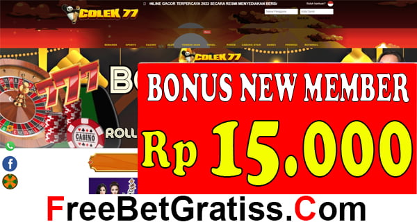 COLEK77 Freebet Gratis Rp 15.000 Tanpa Deposit Salah satu agen judi slot online terpercaya di Indonesia adalah Colek77