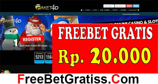 PAKET4D FREEBET GRATIS Rp 20.000 TANPA DEPOSIT Penting bagi para pemain untuk memilih situs taruhan online terbaik