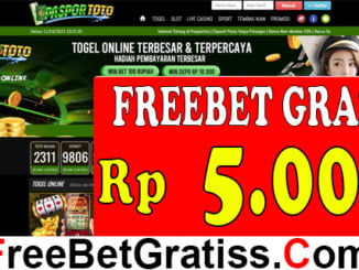 PASPORTOTO Freebet Gratis Rp 5 Ribu Tanpa Deposit Anda kini dapat merasakan berbagai keuntungan yang ditawarkan