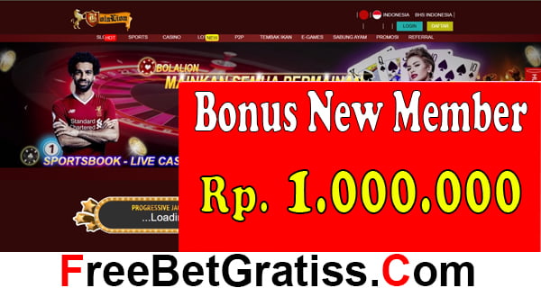 BOLALION BONUS Rp 1.000.000,- NEW MEMBER Setiap pemain tentu harus mengutamakan untuk memilih dan bermain hanya di situs taruhan online