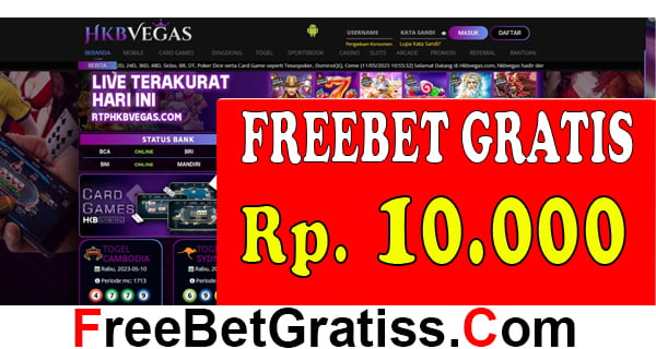 HKBVEGAS FREEBET GRATIS Rp 10.000 TANPA DEPOSIT Mudah bagi pemain untuk menemukan daftar situs permainan taruhan online saat ini