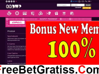 QQDWP BONUS 100% NEW MEMBER Mudah bagi pemain untuk menemukan daftar situs game taruhan online saat ini yang terbaik