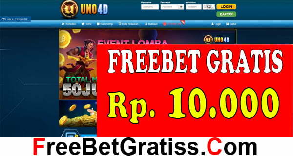 UNO4D FREEBET GRATIS Rp 10.000 TANPA DEPOSIT Halo, teman-teman bettor yang sedang mencari informasi terbaru tentang freebet gratis