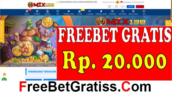 MIX138 FREEBET GRATIS Rp 20.000 TANPA DEPOSIT Dalam beberapa tahun terakhir, minat masyarakat Indonesia terhadap perjudian online