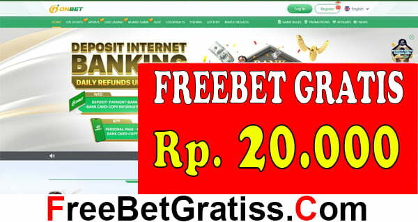 ONBET FREEBET GRATIS Rp 20 RIBU TANPA DEPOSIT Banyaknya minat penggemar perjudian online di Indonesia telah mendorong munculnya